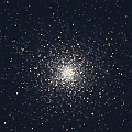 NGC104 (47 Tucanae) The second brightest globular cluster in the entire sky. Only outshone by Omega Centauri. This cluster is only 13,400LY away from us. It is in fact closer than Omega Centauri (17,000LY)<br />EOS 6D + EF2.0III + D=200 F=1000 Reflector